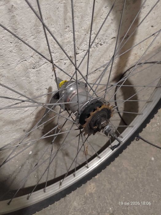 Koło rowerowe 24' z piastą 3-biegową Shimano