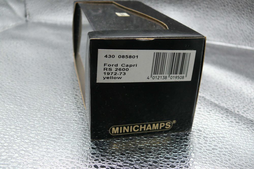 Ford Capri Rs 2600 1:43 Minichamps Amarelo