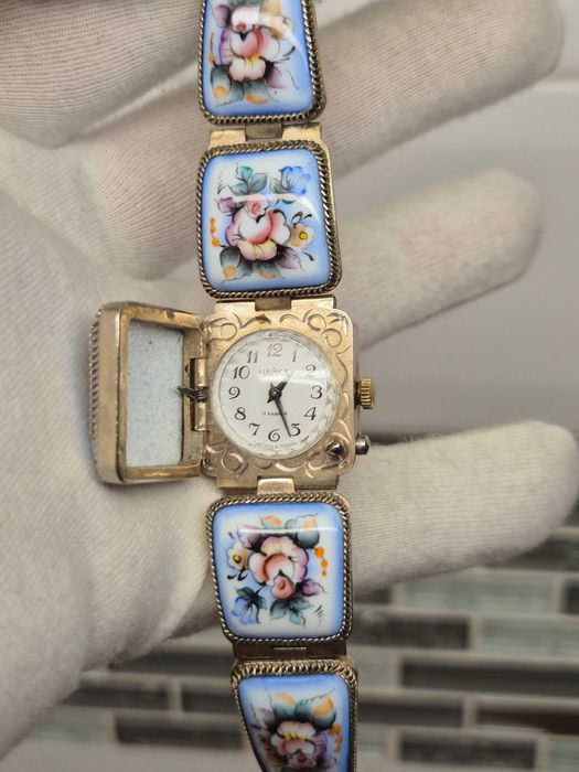 Zegarek-bransoletka * Czajka / Chaika * porcelanka