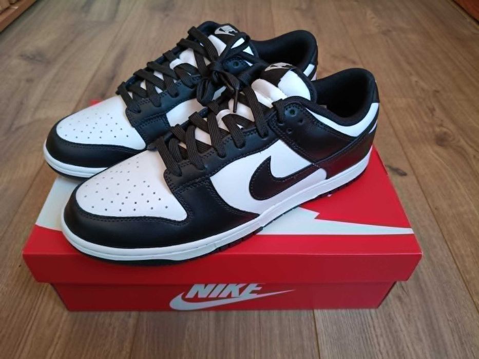 Nike Dunk Low Retro "Panda" Biało-Czarne Rozmiar 45 wkładka 29 cm pudełko