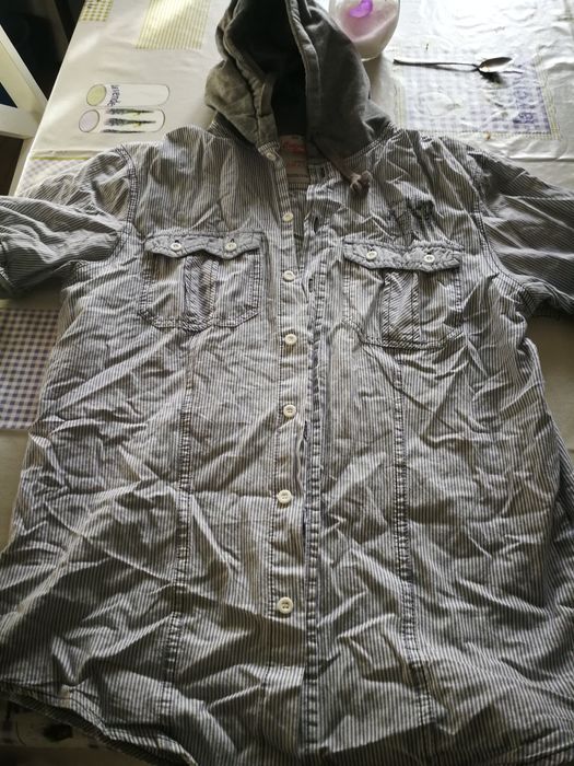 Koszula męska z kapturem S