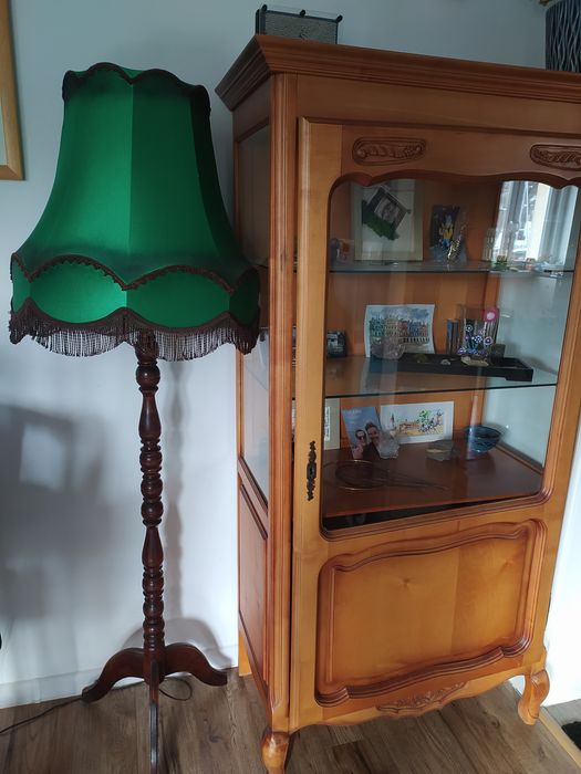 Lampa z kloszem PRL vintage