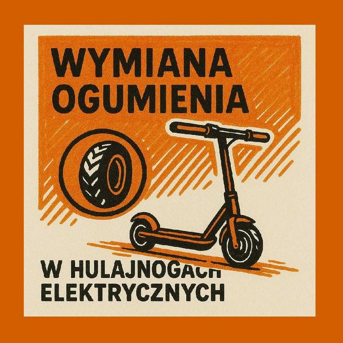 Wymiana opon  dętek -  hulajnogi elektryczne Xaiomi Motus Kukrin inne