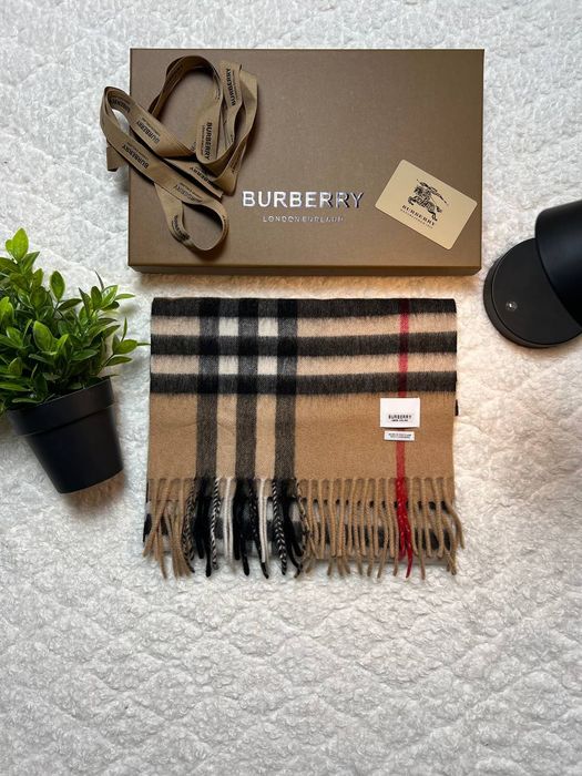Szalik Burberry 100% Kaszmir