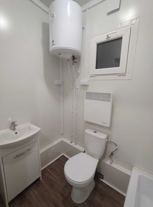 Kontener szatniowy socjalny WC+ prysznic+ jadalnia 21m2