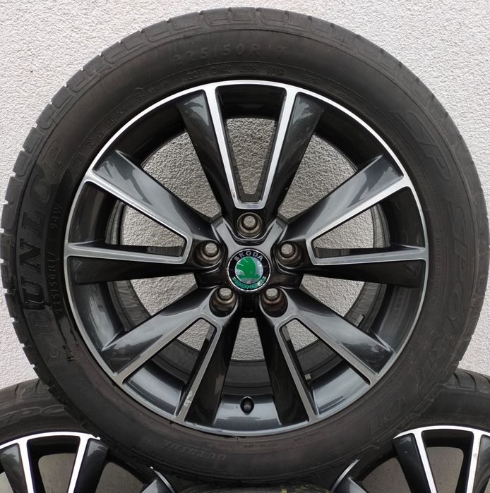 Felgi z oponami Skoda SuperB Octavia Yeti 7x17  ET45 5x112