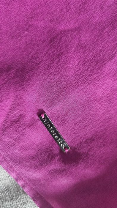 Camisola em seda com brilhantes manga