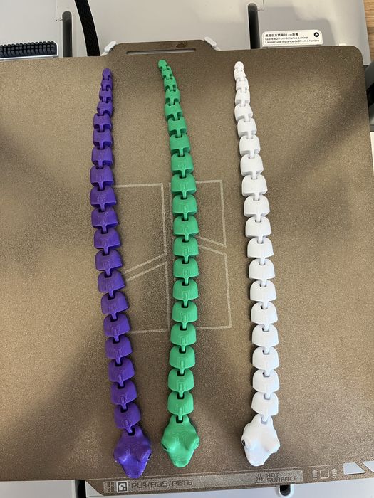 Zestaw 3 szt Węże | DRUK 3D