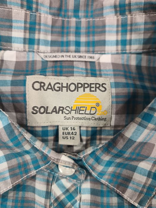 Damska koszula turystyczna outdoor roz. XL Craghoppers ochrona przeciwsłoneczna SolarShielc ZnO