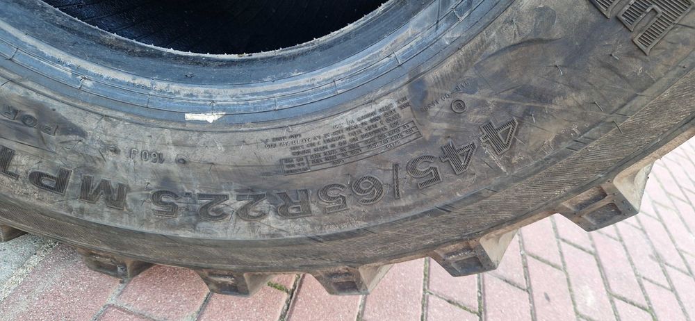 445/65r22.5 18r22.5 Alliance 70% bieżnik 2024r 100Km/h bez napraw