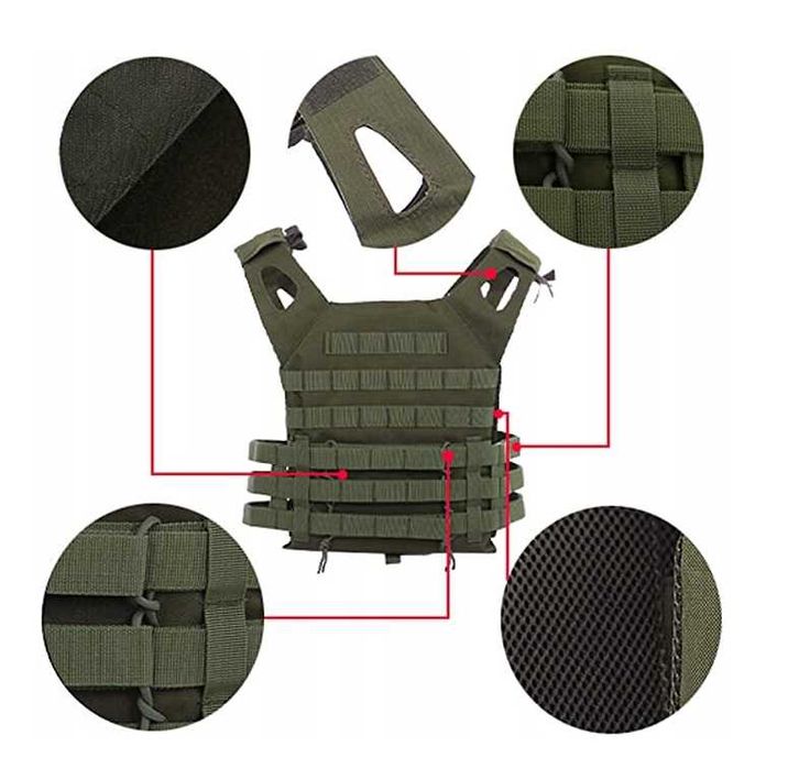 Военно-тактический защитный жилет DOMINATOR (разгрузка, плитоноска)