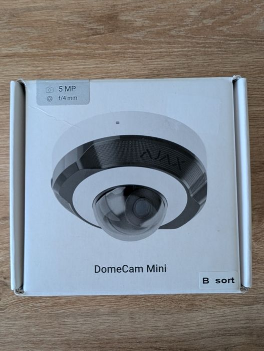 IP-відеокамера Ajax DomeCam Mini (5 Мп/4 мм) white