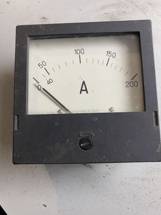 Амперметр Э365-1  прибор для измерения тока  0÷200 ампер, новый,