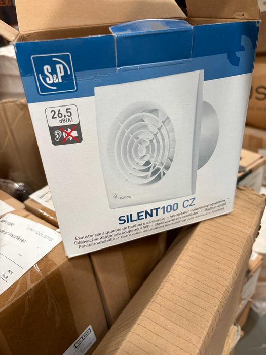 Extrator de casa de banho silencioso Silent100 CZ - NOVO e embalado