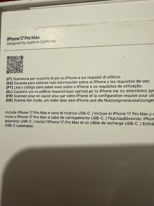 Iphone 17 pro max