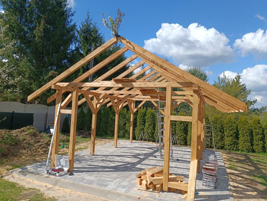 Altany altana altanki garaż drewniany domek letniskowy Taras drewniany