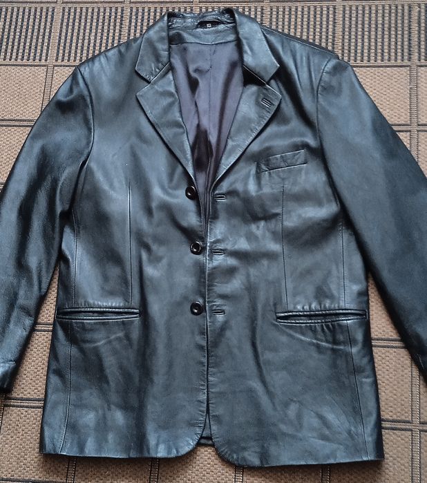 Maddox SUPER męska klasyczna marynarka skórzana 54