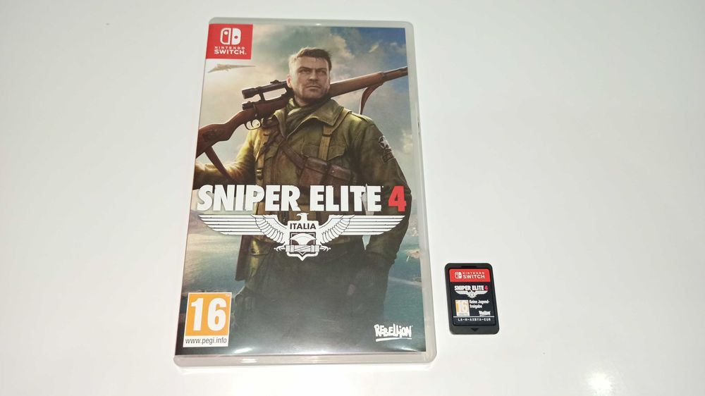 nintendo switch SNIPER ELITE 4 druga wojna światowa gra snajperska