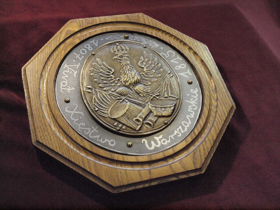 Ryngraf pamiątkowy, plakieta do szabel Księstwo Warszawskie 1807 -1815