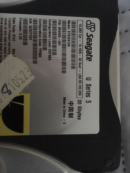 Seagate 20Gb - Disco