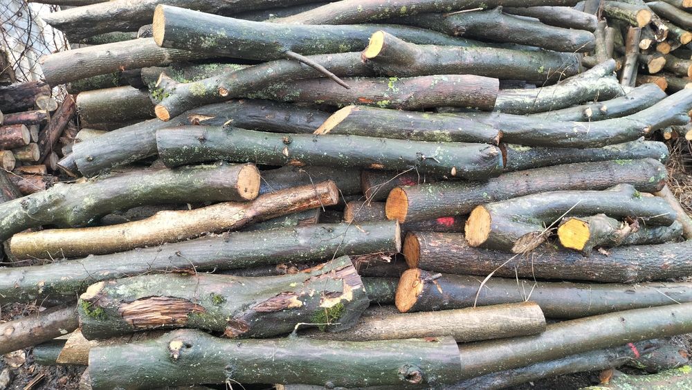 Drewno opałowe walki i gałeziówka