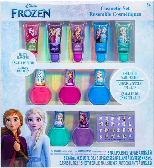 Набір косметики Disney Frozen Townley Girl із блиском лаком для нігтів