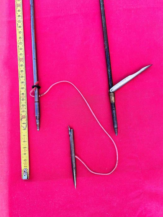 Arma Pesca Submarina Fibra de Carbono + Arpões + Punho