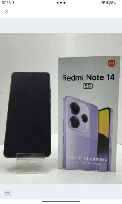 SUPER XIAOMI REDMI NOTE 14 5G. Pamięć 8\256gb