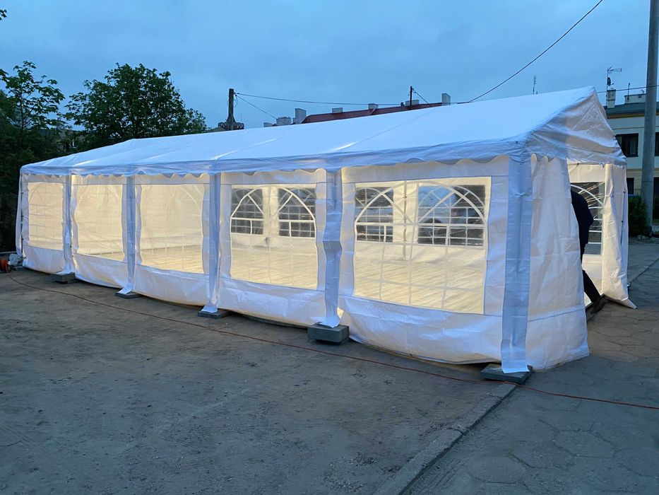 Namiot ogrodowy 5x10 pawilon WYNAJEM na imprezy komunię chrzest