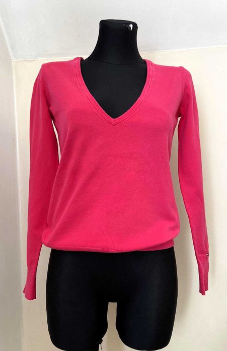 TOMMY HILFIGER damski bawełniany sweterek roz. S