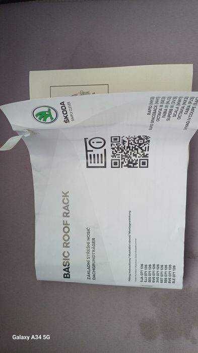 Poprzeczki dachowe Skoda Fabia IV