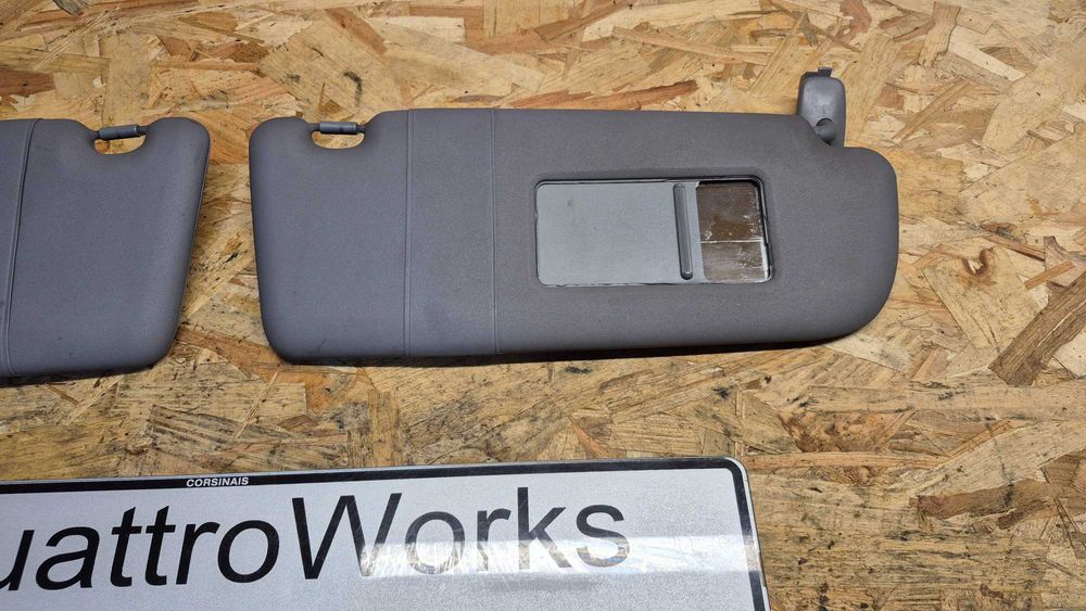 Palas sol Audi A4 B5 A3 8L cinza facelift como novas originais par