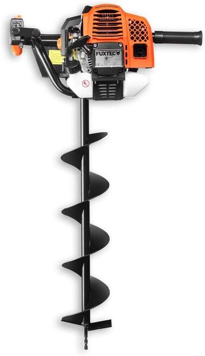 Perfuradora a gasolina, motor de 4 tempos FUXTEC FX-EB162 - 3,5 CV, 62 CC - com 3 brocas de 100/150/200 mm