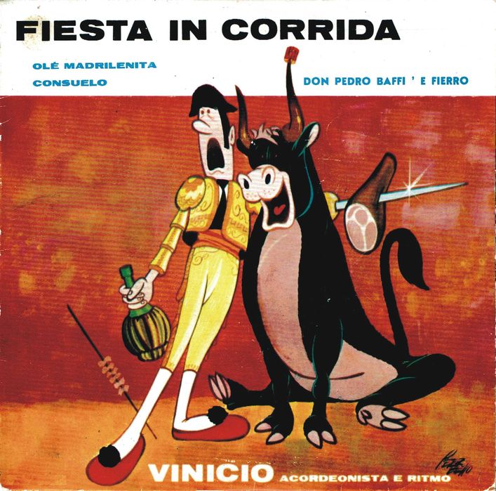 Vinicio – Fiesta In Corrida - vinil 43 rpm como NOVO