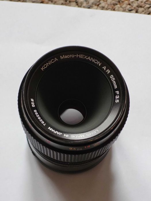 Konica Macro-Hexanon 55m f3,5 + Adapter