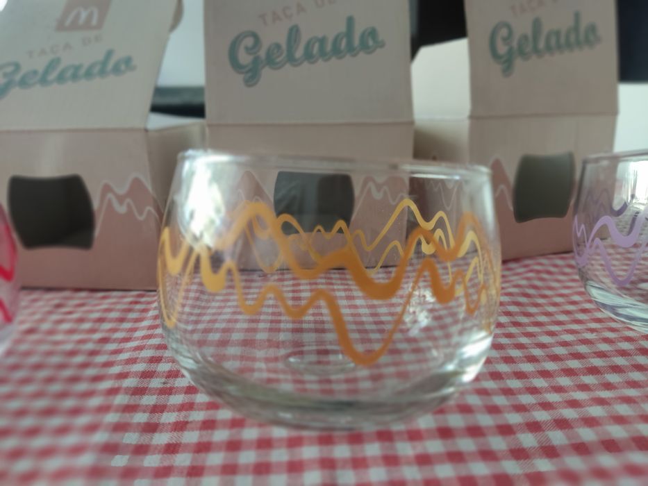 Taças de gelado mcdonalds