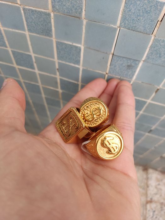 Anéis do dollar aço inoxidável
