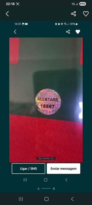 Camisola de portugal  de 66 assinada  pelo eusebio