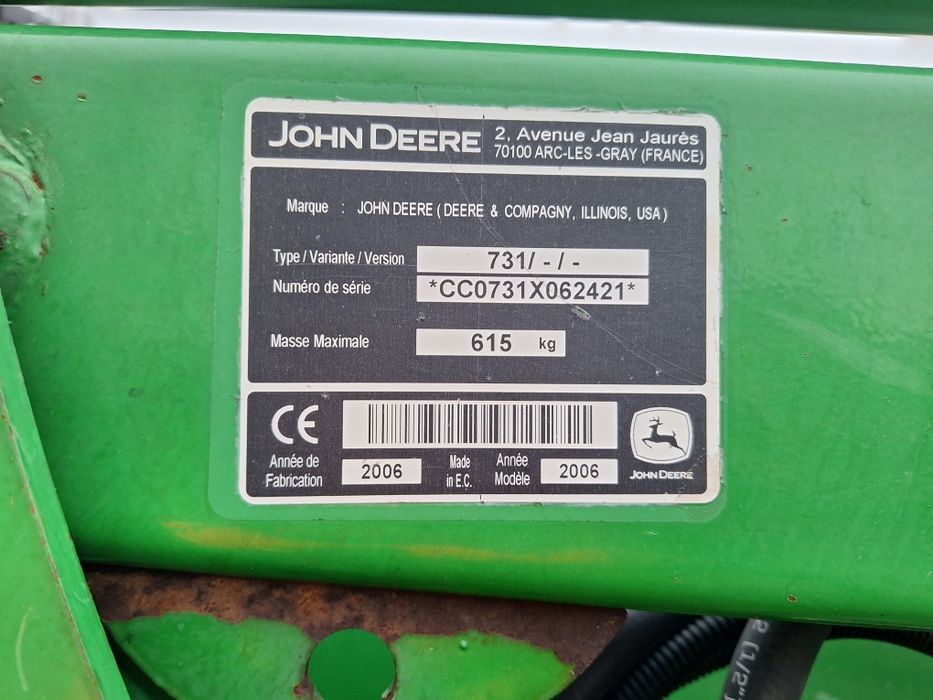 Ładowacz czołowy John Deere 731 -  6920 , 6930TUR