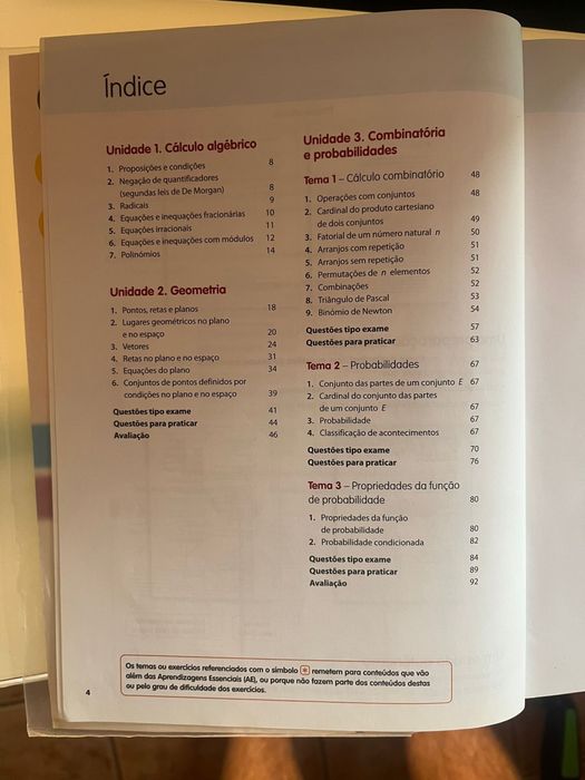 Livro Preparação para Exame Matemática A 2024