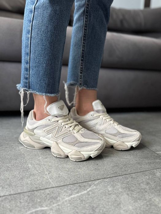 Кросівки Кроссовки New Balance 9060 Light Beige Бежевый Бежевий Кросовки повсякденні