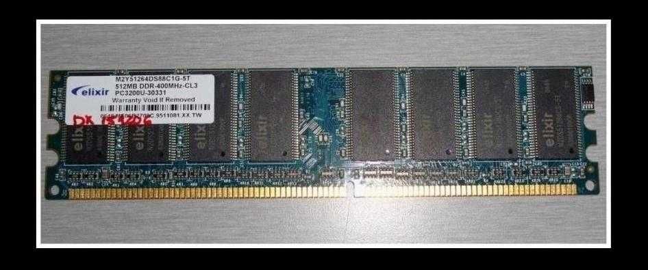 RAM Memories - 512 MB and 1 GB64738628231555120