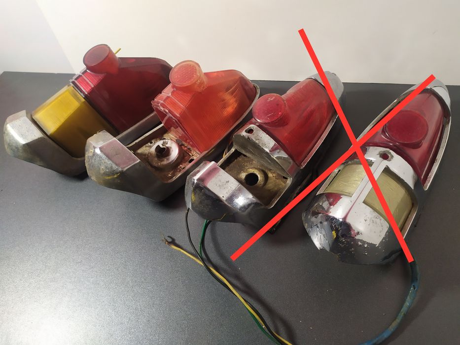 Задние фонари Газ 21. Фонари от Волги