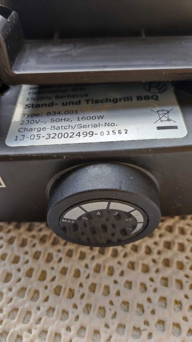 Elegancki grill Beem,niemiecki,średnica 38cm.