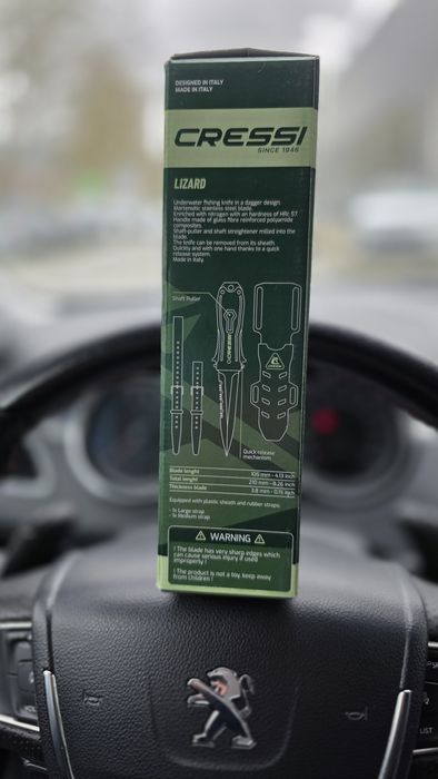 Faca mergulho Cressi - Lizard