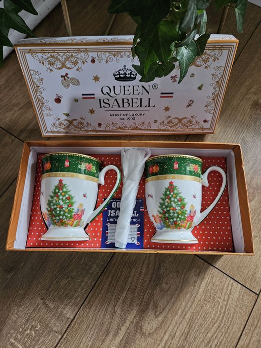 Kubek świąteczny, komplet dwóch kubków świątecznych