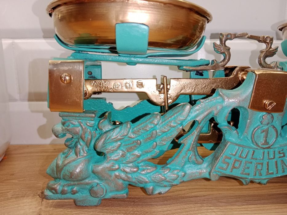 Waga szalkowa Juliusz Sperling 1kg UNIKAT