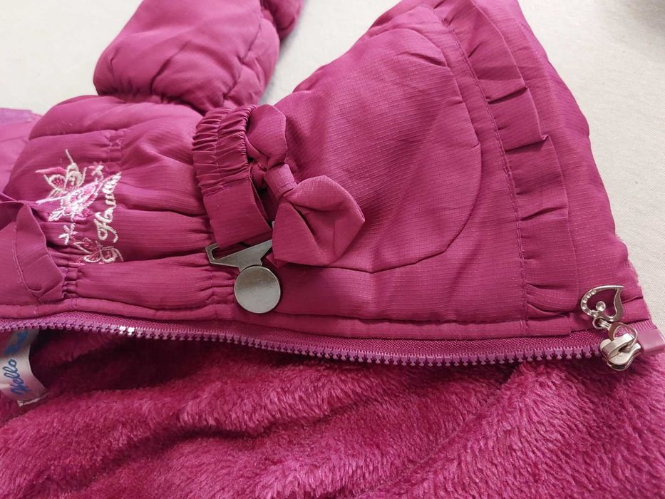 Зимній комбінезон куртка штани 74 ще одні штани в подарунок