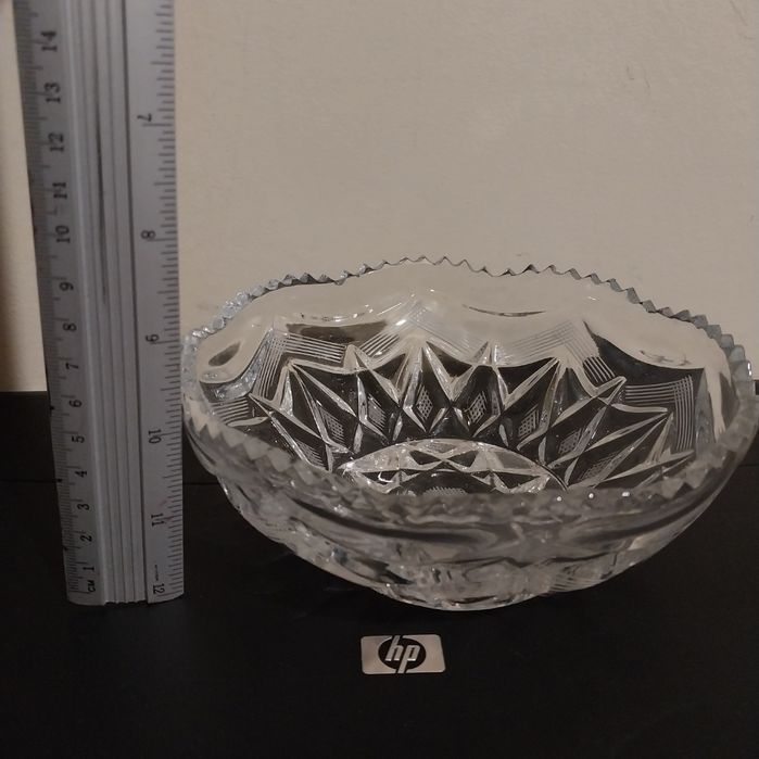 Хрустальная салатница, времен СССР