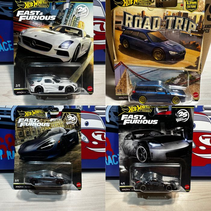 Hot Wheels Premium, mainline,fast furios